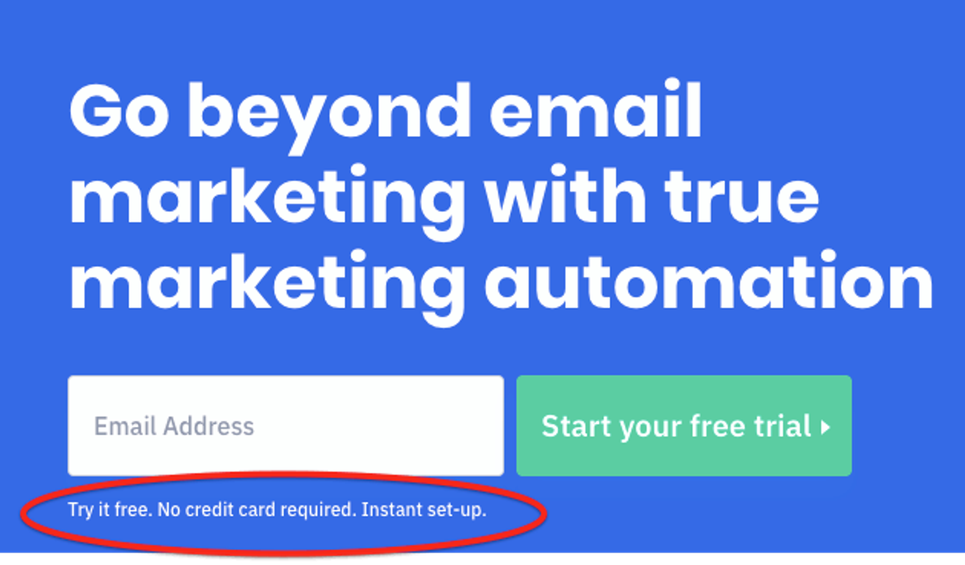 activecampaign microcopy example