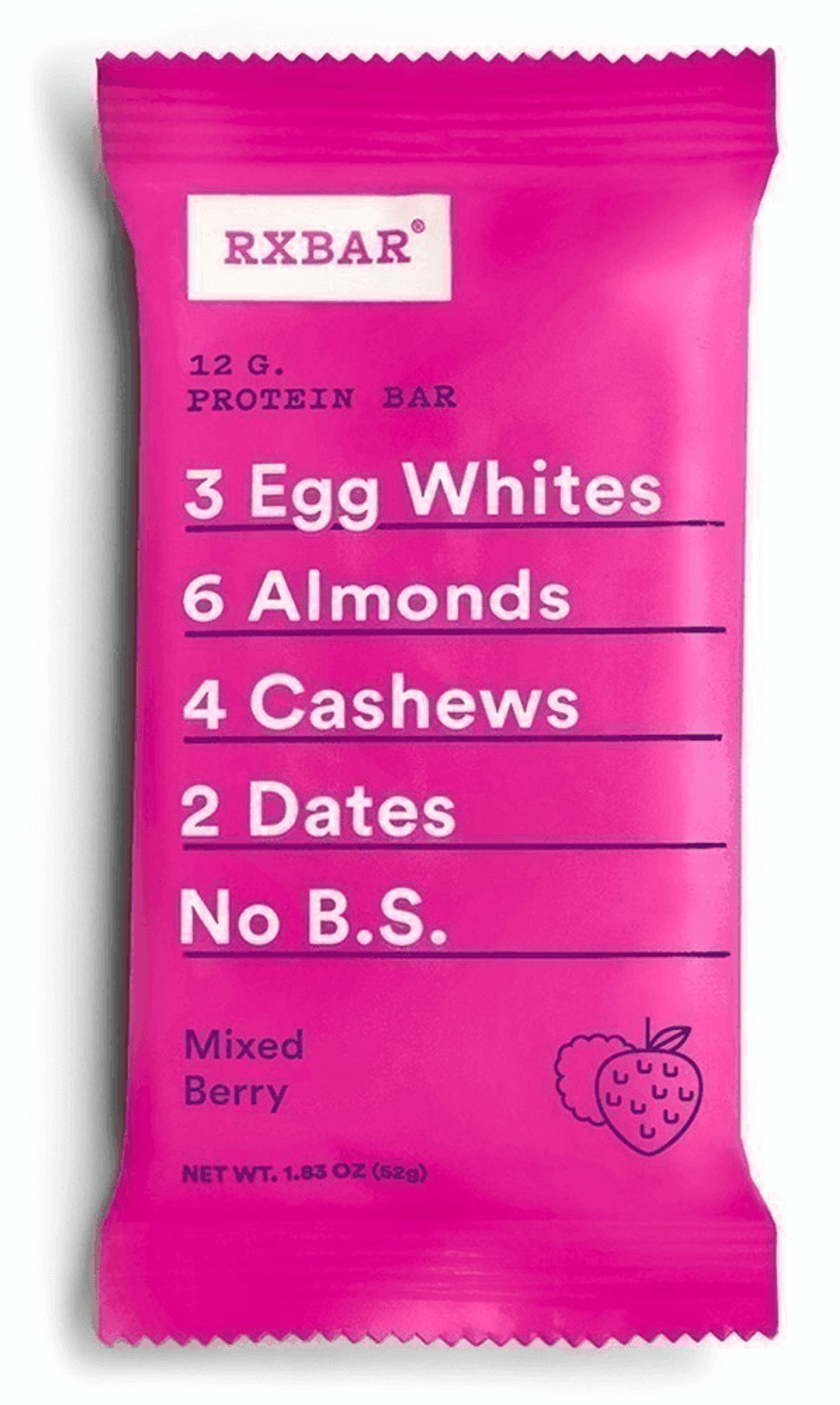 RX Bar packaging copywriting