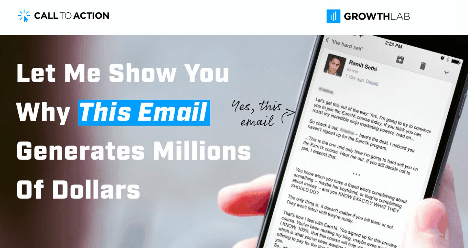 Ramit Sethi Growth Lab Headline Copy