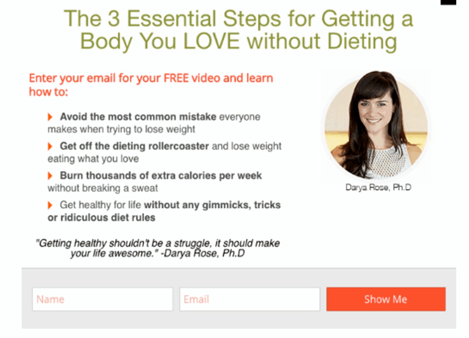 targeted content example darya rose