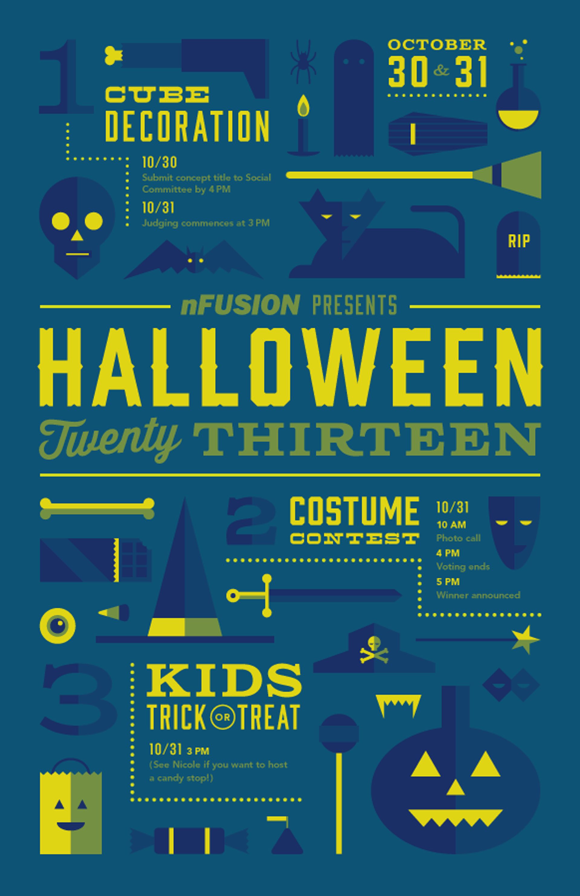 Event schedule flyer example