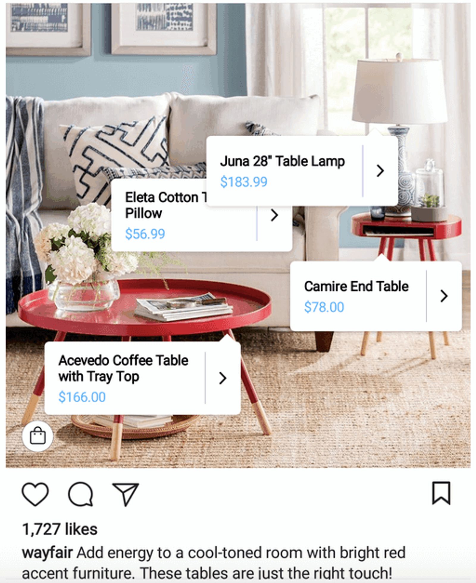 wayfair content example