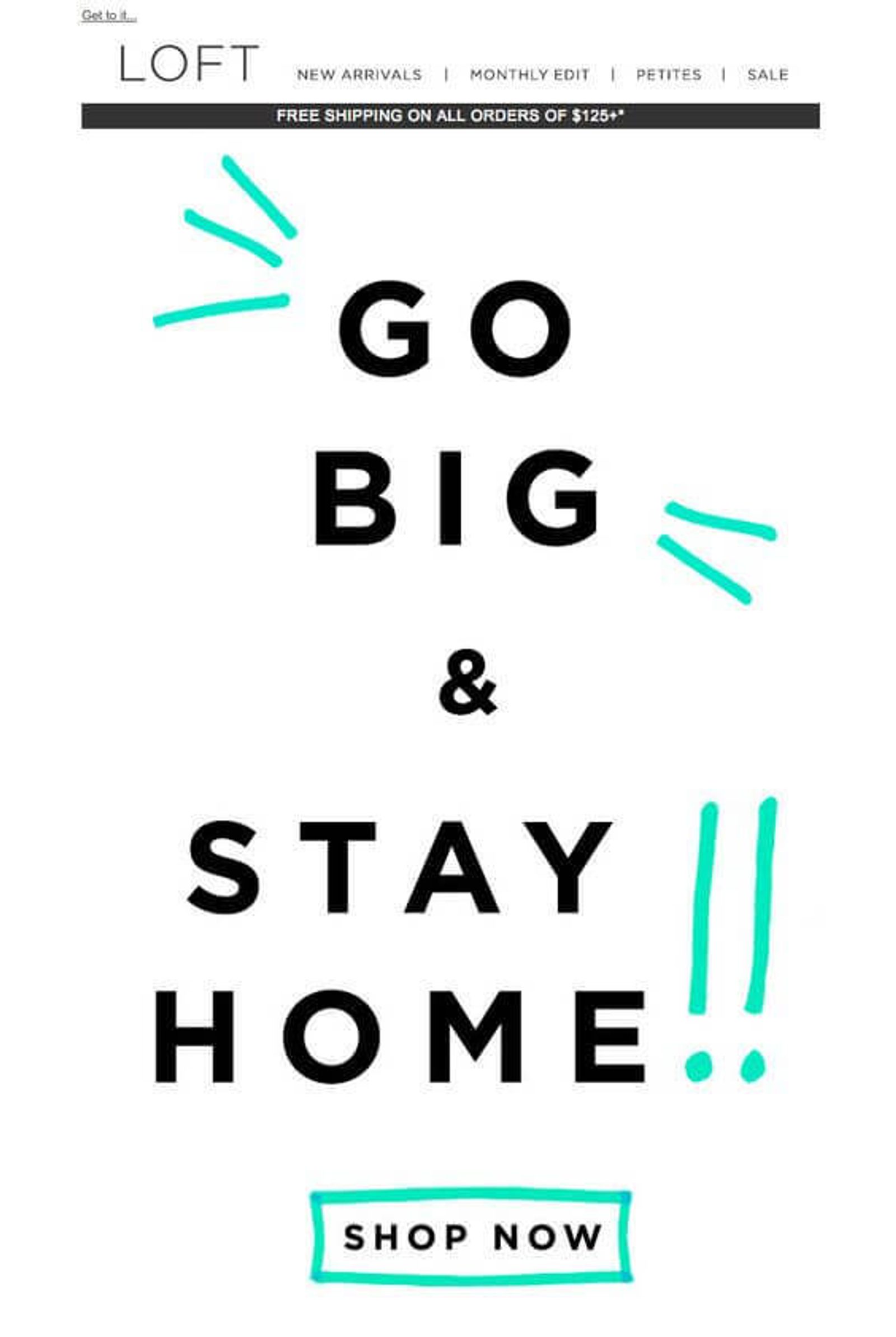 Elegant Cyber Monday email design