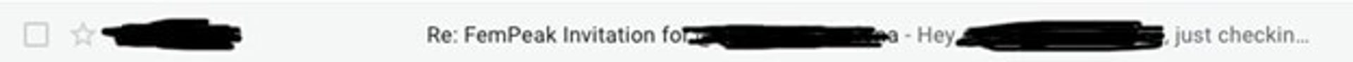 Poor subject line