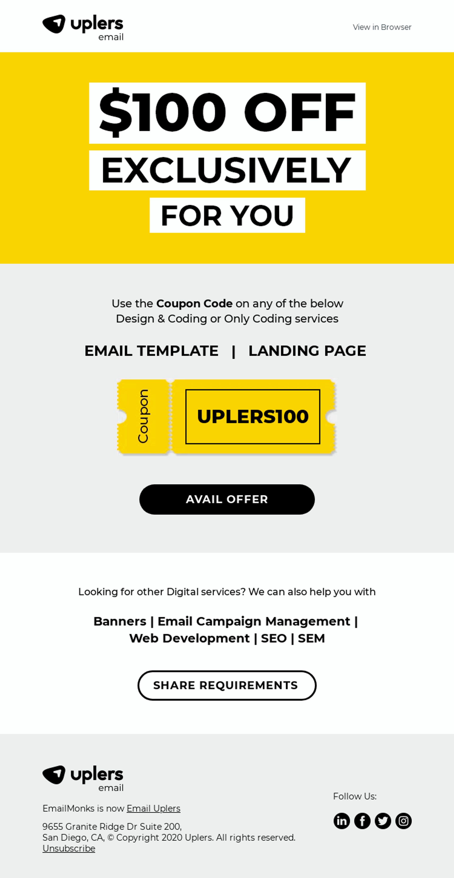 automated email example