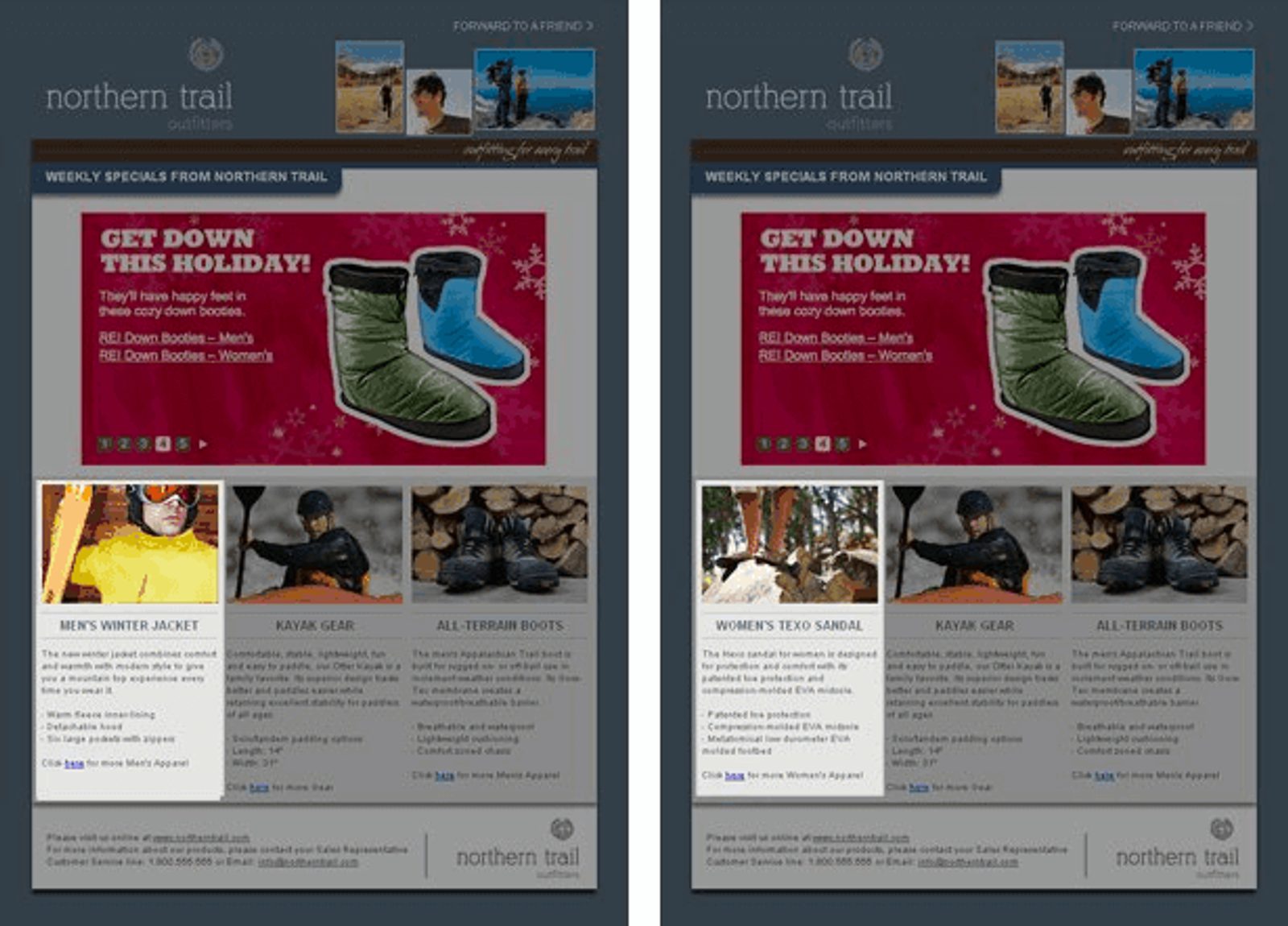 dynamic email content example