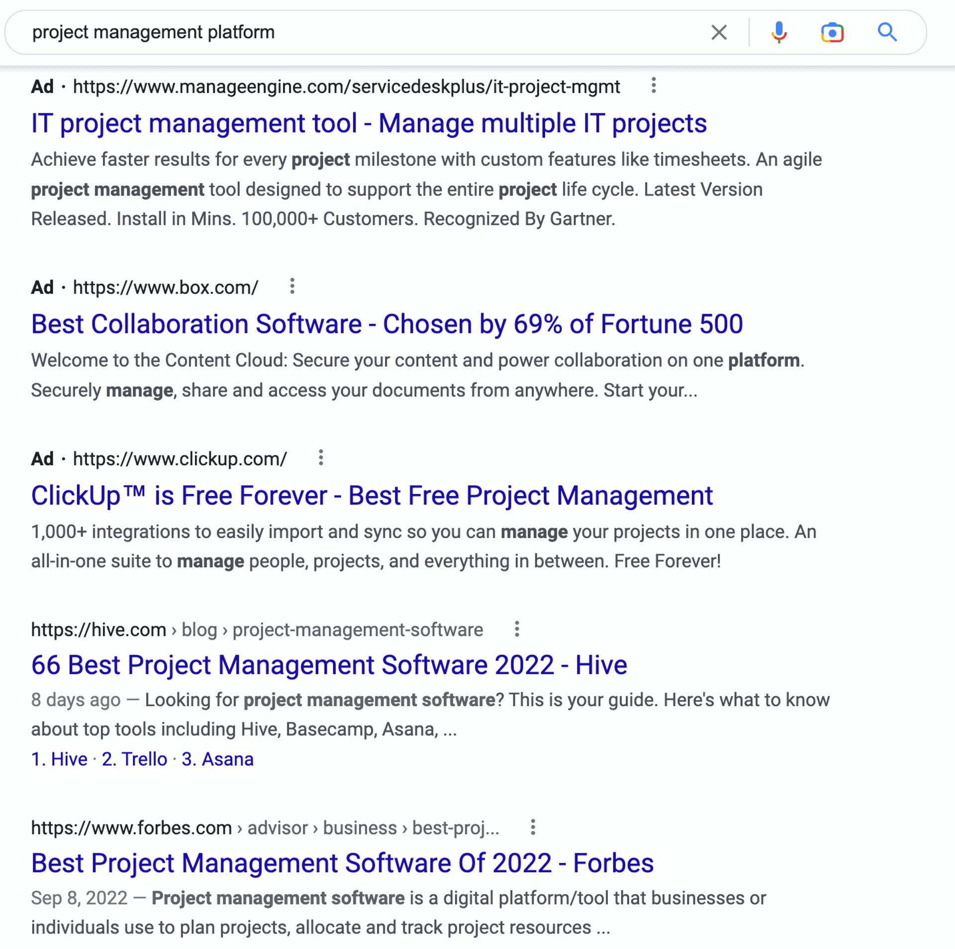Google Ads Project Management Platform