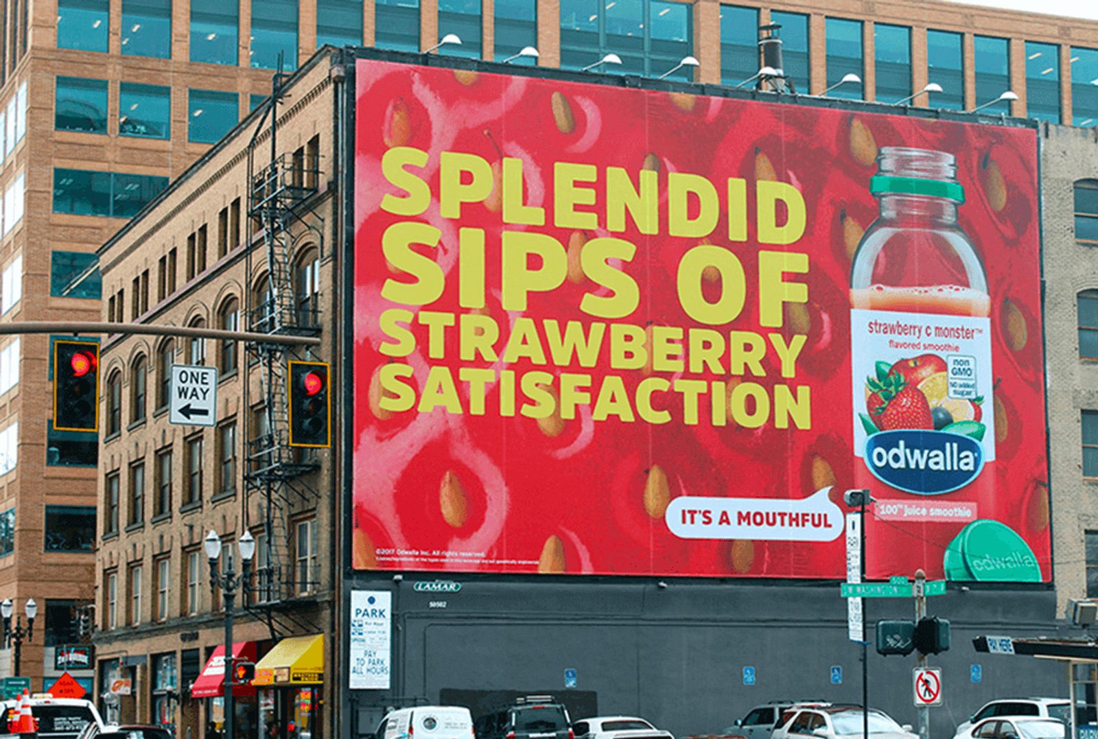 Odwalla Wallscape Ad