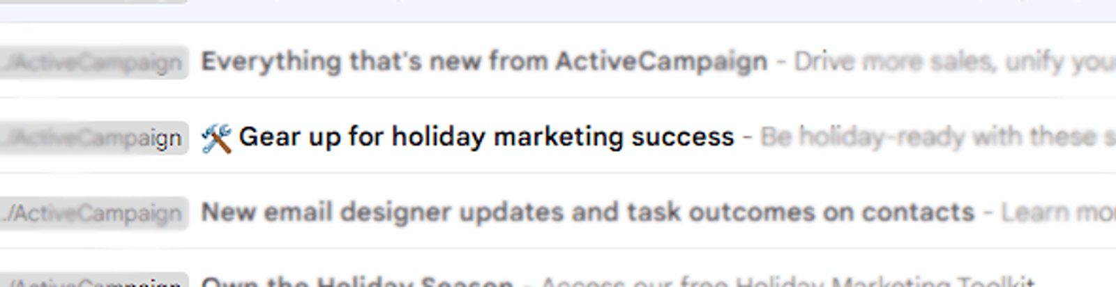 subject lines in gmail