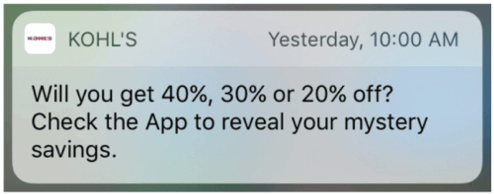 Sample of Geo-targeting