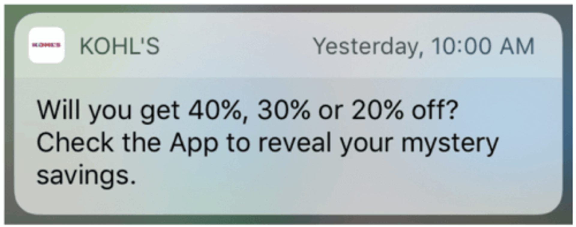 Sample of Geo-targeting