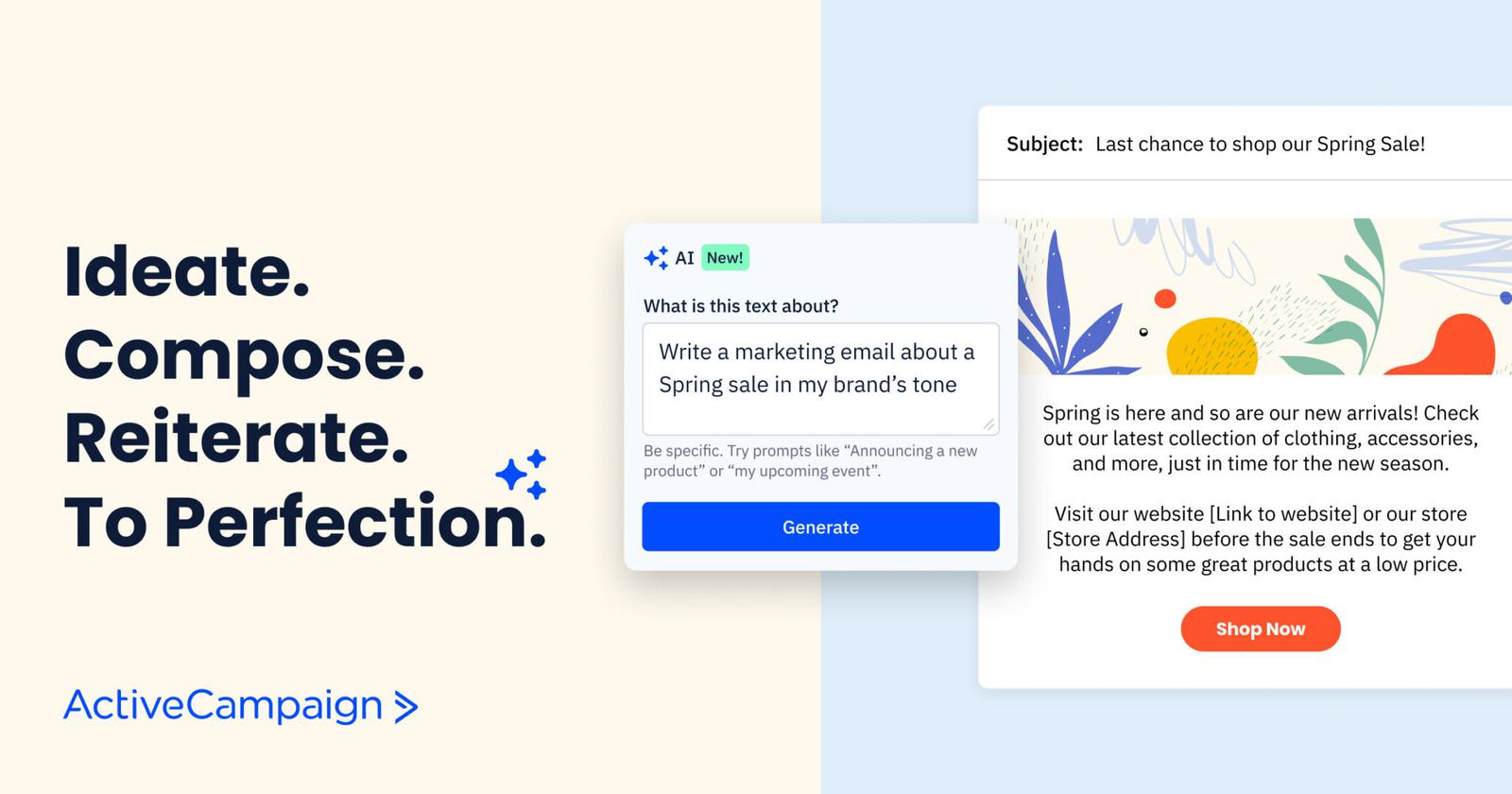 ActiveCampaign AI Helps Businesses Focus on Brand Building.