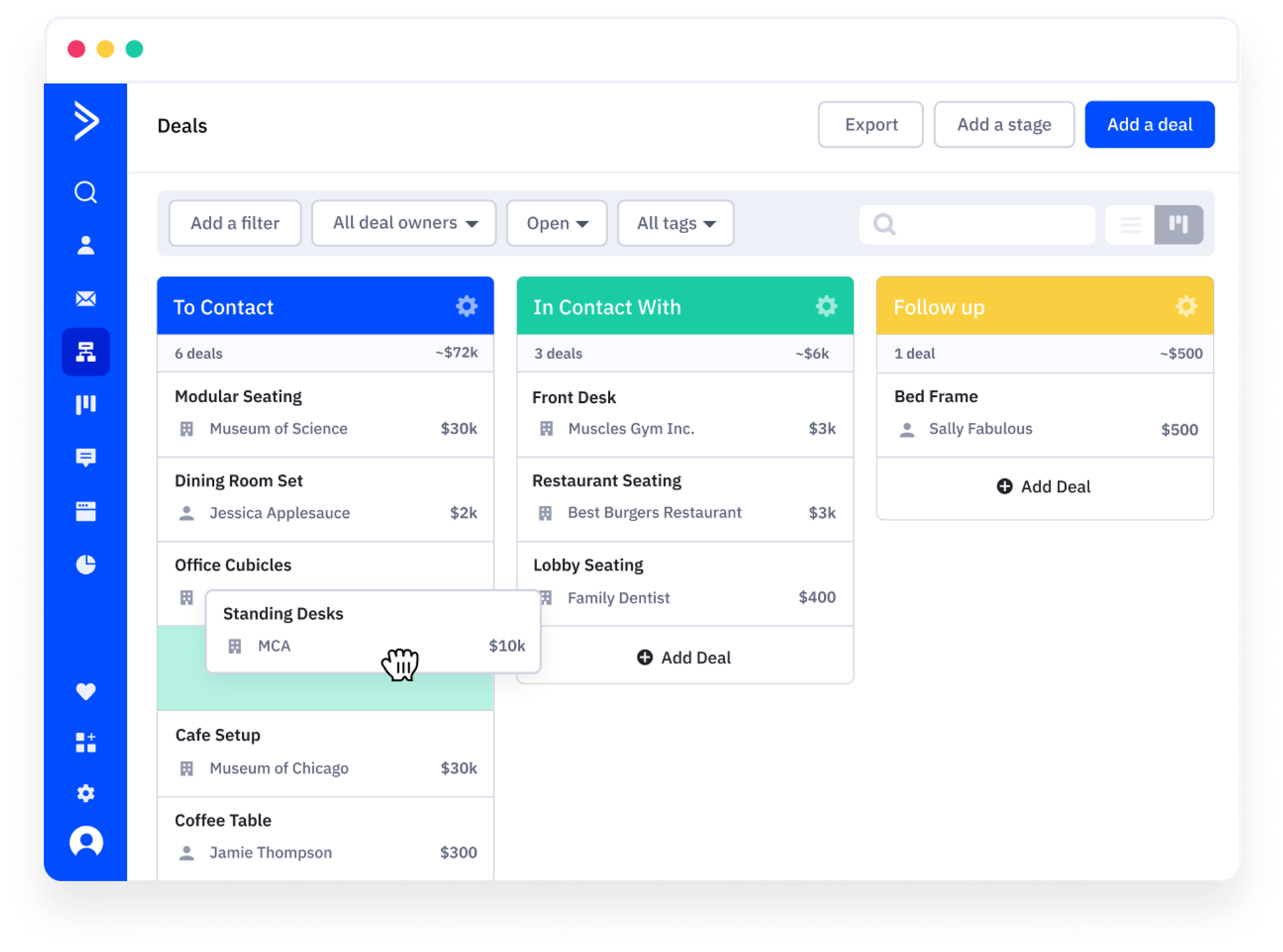 activecampaign deals crm