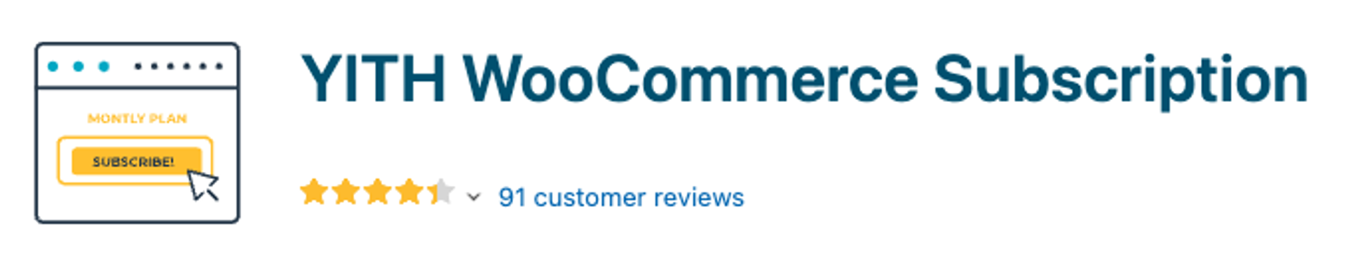 YITH woocommerce subscription