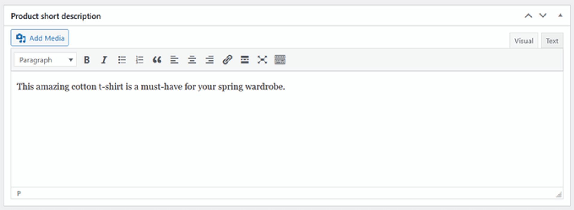 product short description