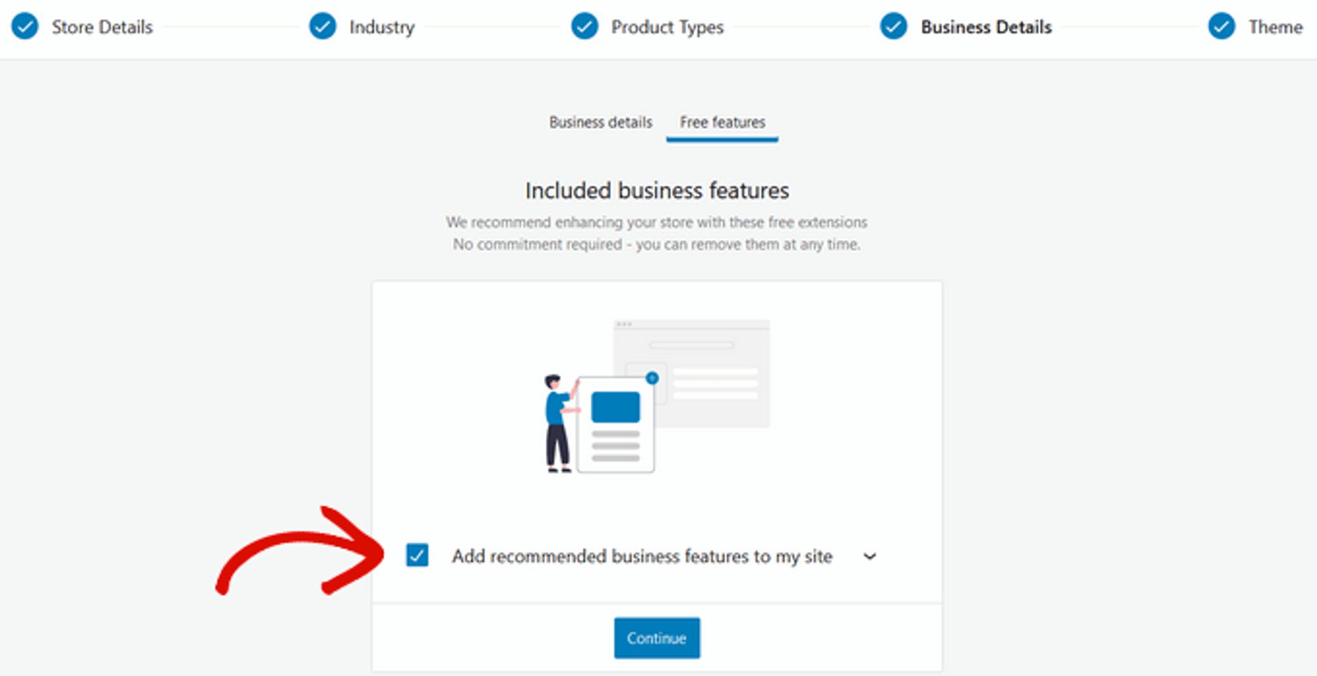 woocommerce business features