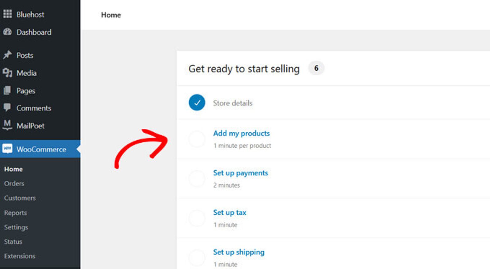 woocommerce setup checklist