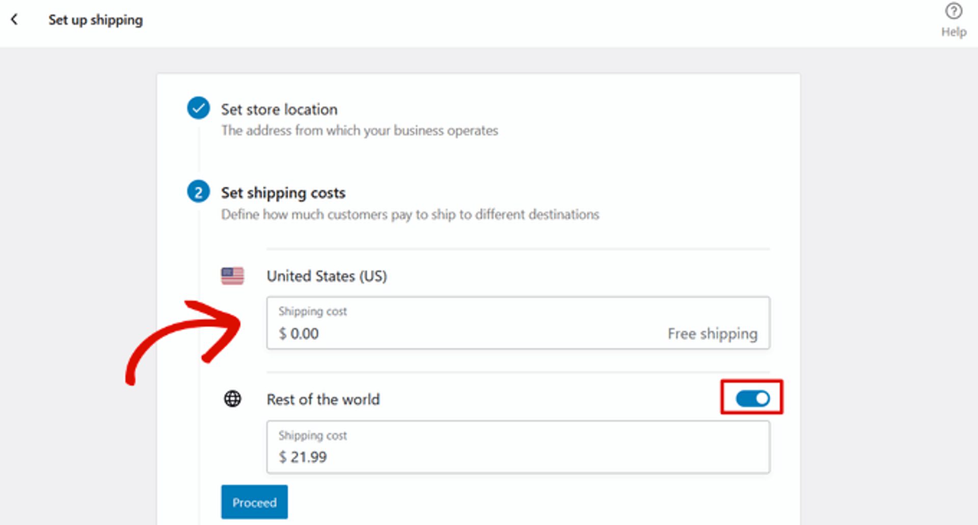 woocommerce shipping