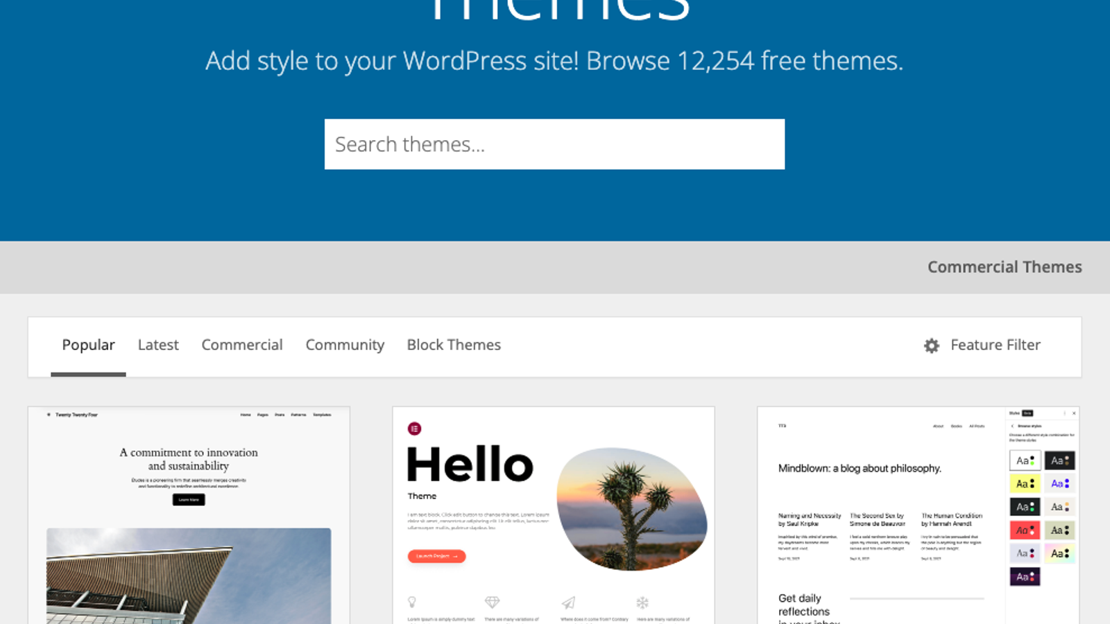 wordpress themes