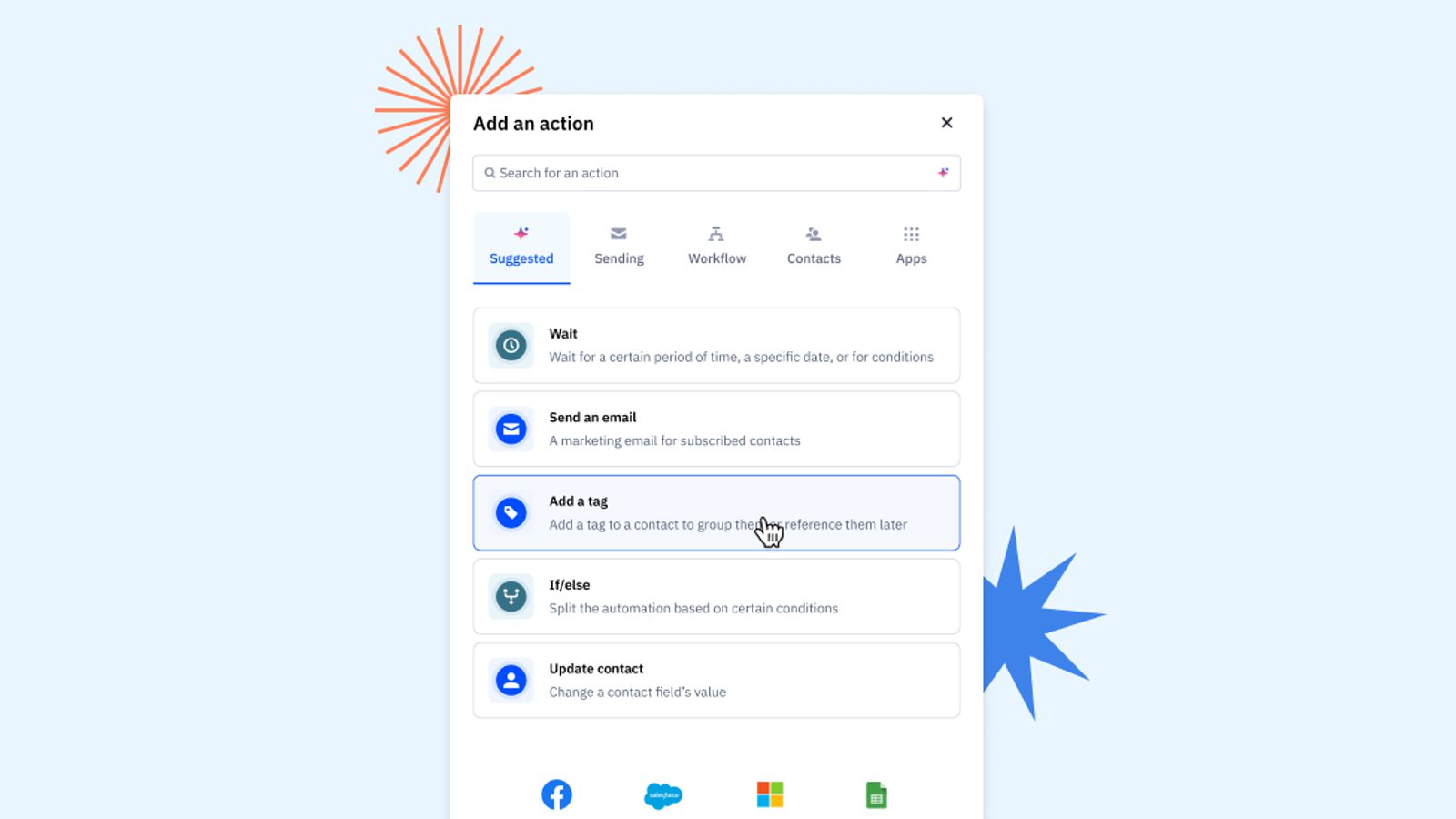 Automation Action Modal Enhancement