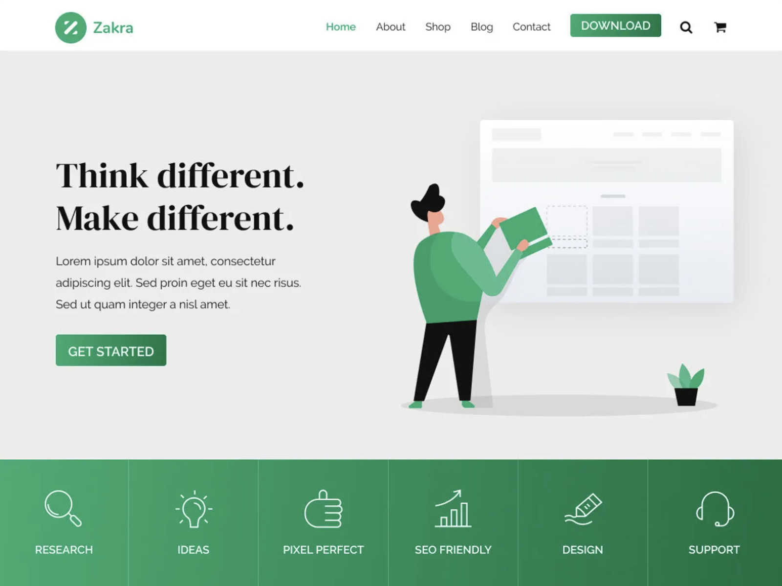 zakra wordpress theme