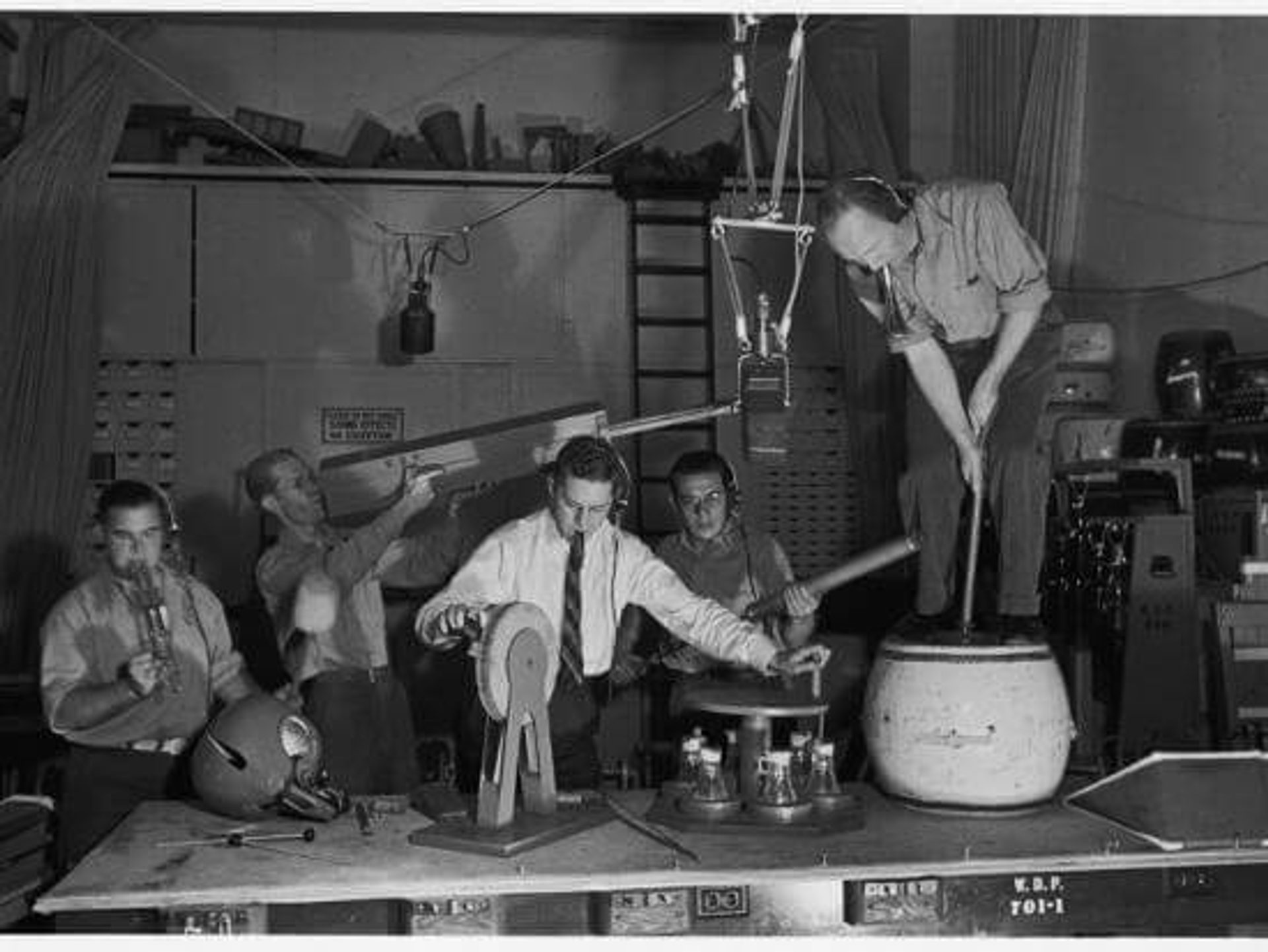 sound effects production room